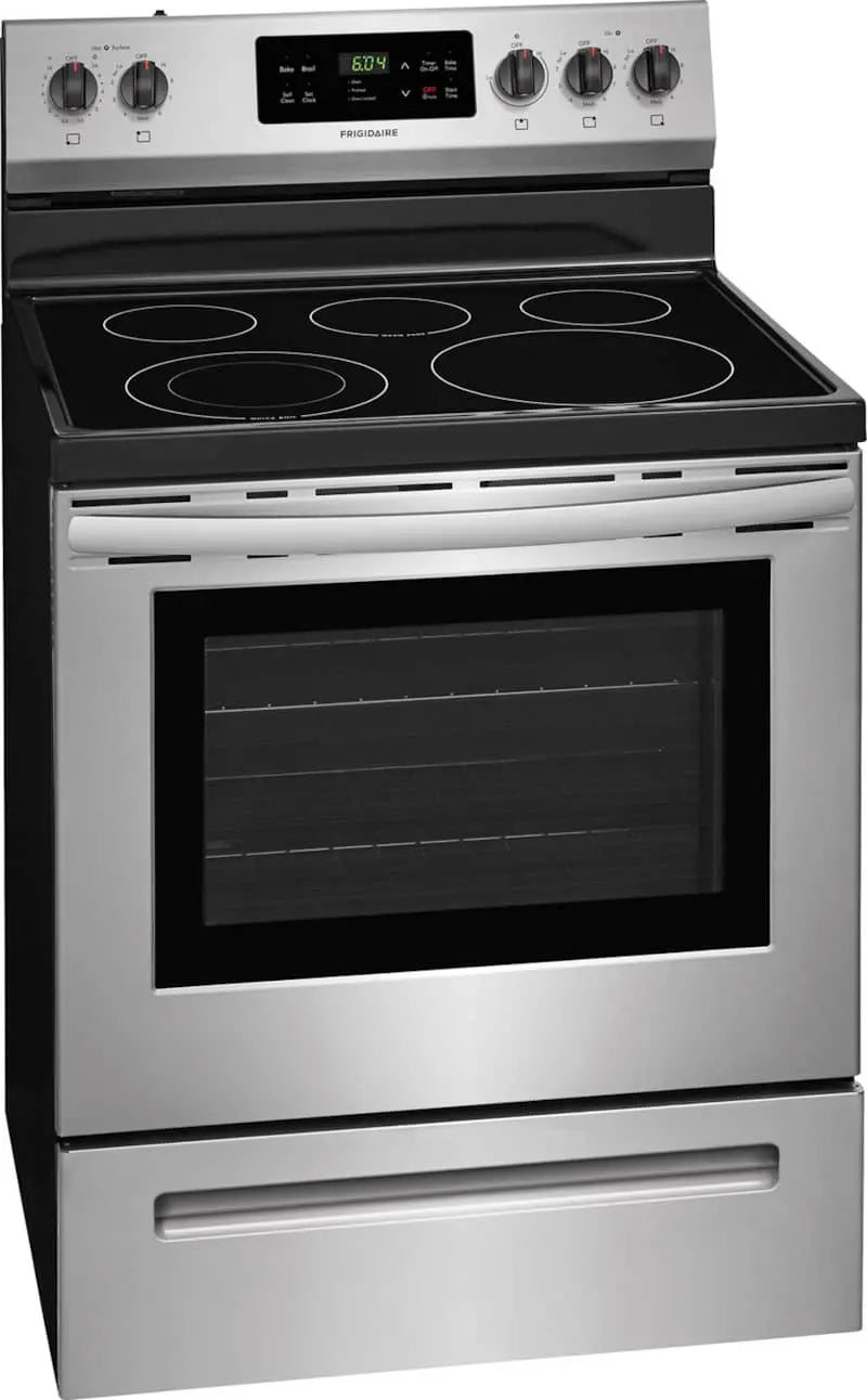Frigidaire 30″ Stainless Steel Electric Range  Freestanding Oven & Cooktop Combo