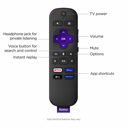 Roku Ultra LT (2021) 4K HDR Streaming Player with Dolby Vision, Voice Remote, and HDMI Cable