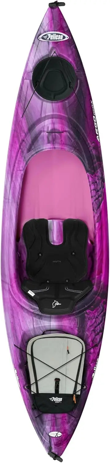 2025 Pelican Argo 100X EXO Sit-In Recreational Kayak  Includes Exo Cooler Bag, Stardust Color