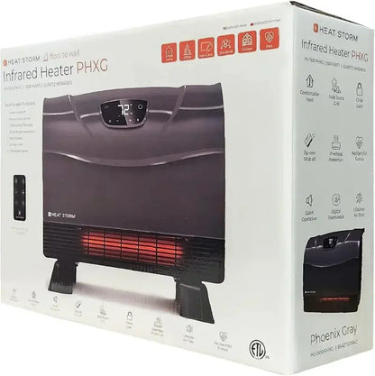 HS-1500-PHX-WIFI Infrared Wall Heater: WiFi-Controlled, Energy-Efficient Indoor Heating