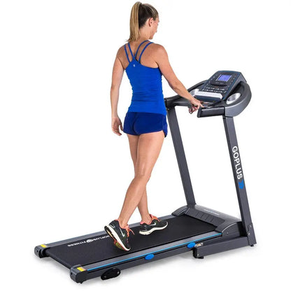 2.25HP Incline-Folding Treadmill  Superfit Electric Fitness Treadmill with Adjustable Slope