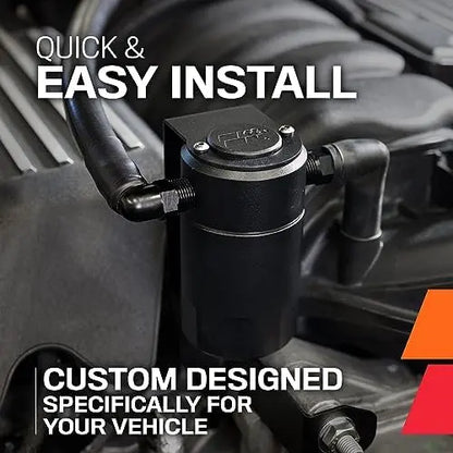 K&N 81-0805 Air Oil Separator for 2014-2018 Silverado 1500, 2015-2020 Suburban & Tahoe, GMC Sierra 1500, Yukon