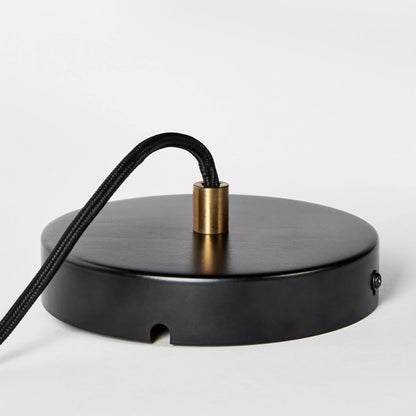 Basalt Single Pendant in Brass