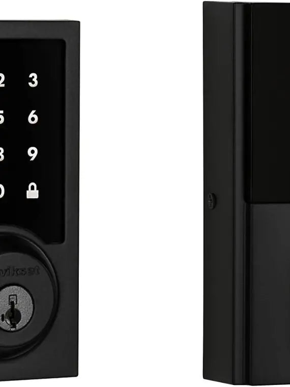SmartLock Pro Black  Keyless Entry Door Lock with Bluetooth Connectivity