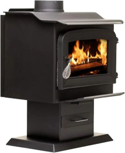 Ashley Hearth AW1120E-P — 1200 Sq. Ft. Pedestal Wood-Burning Stove