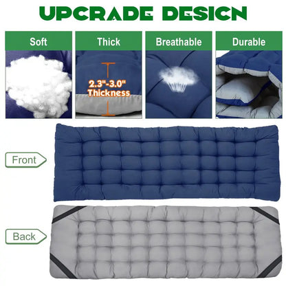 MOPHOTO 75  Portable Folding Bed for Adults with Mattress, Carry Bag