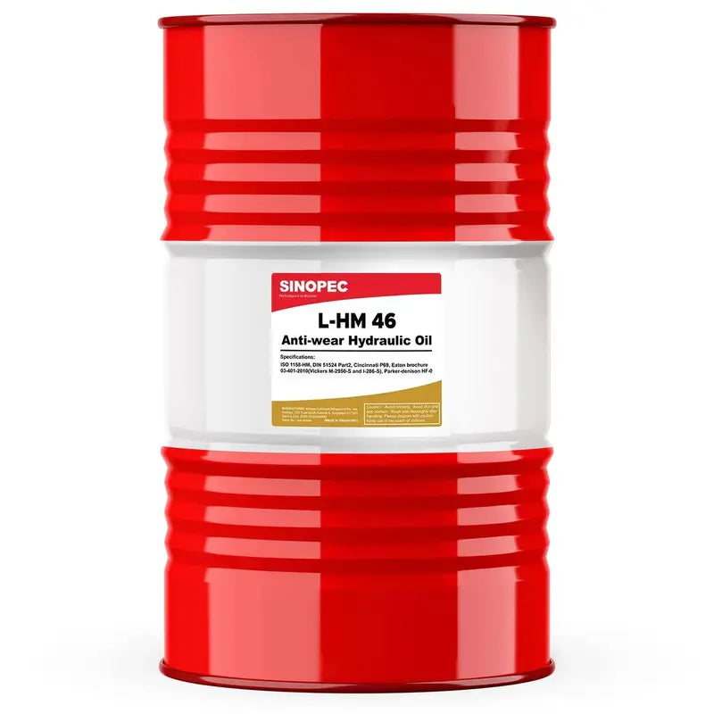 High-Performance Anti-Wear Hydraulic Oil  55-Gallon Drum (200L) Industrial-Grade Fluid for Heavy Machinery