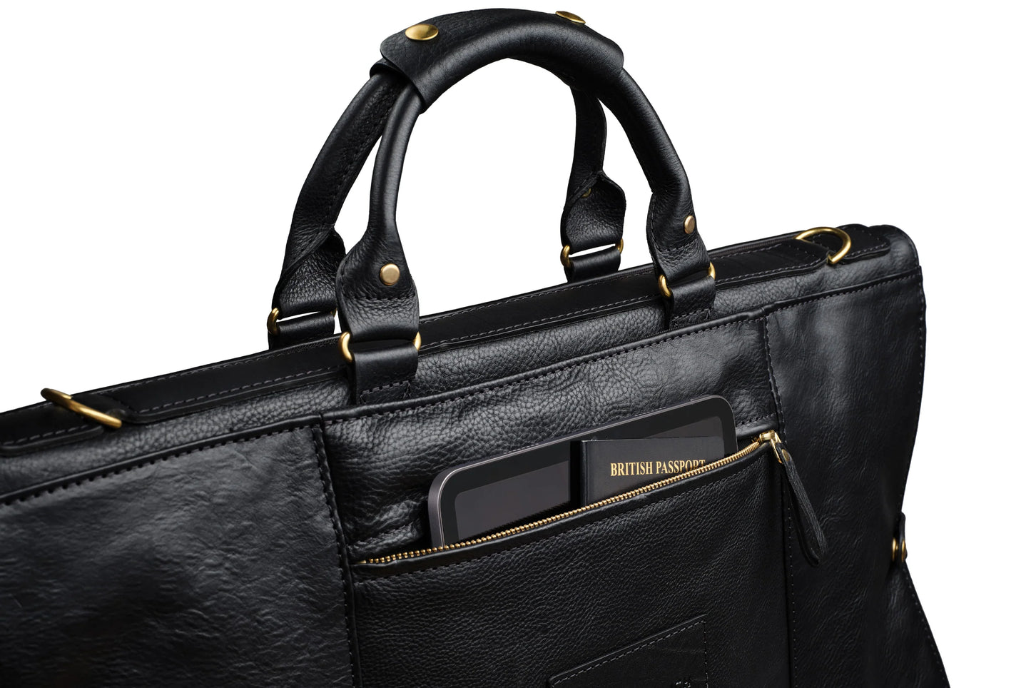 Leather Trifold - Black
