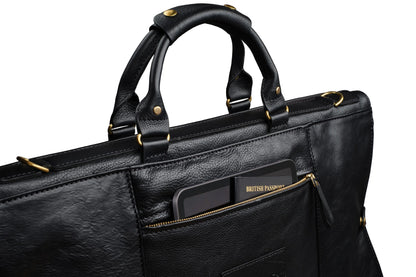 Leather Trifold - Black