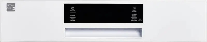 Kenmore 24-Inch Built-In Dishwasher  Stainless Tub with Customizable Rack System