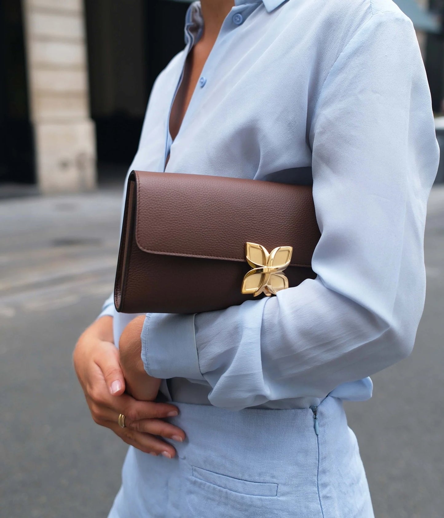 Hortensia Clutch | Tiramisu