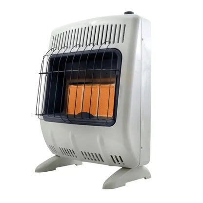 Mr. Heater F299821 Vent-Free Natural Gas Heater  20,000 BTU Radiant Wall-Mount or Freestanding Unit