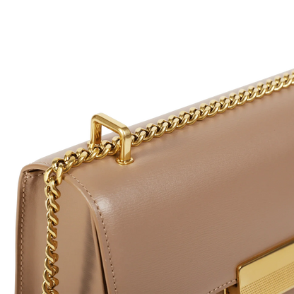 Alma - Cuir Box Taupe