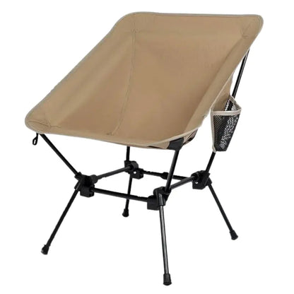 Adjustable Dual-Height Camping Chair  Portable Folding Design for Outdoor Use