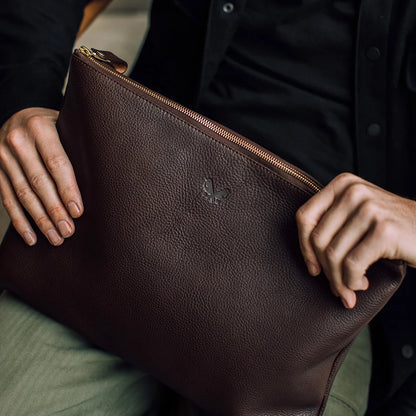 Flight Folio - Brown Leather