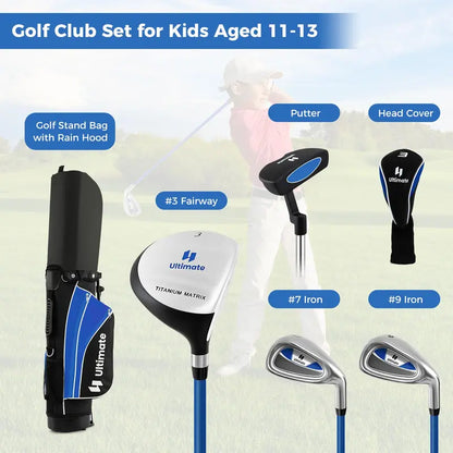 Junior Golf Set for Ages 1113 — Right-Handed Complete Clubs with Stand Bag