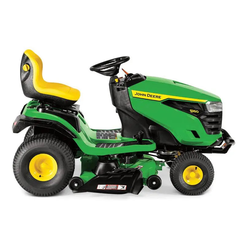 John Deere S160 48″ Premium Gas Tractor  24 HP V-Twin, Enhanced Lawn Coverage, Smooth Hydrostatic Control