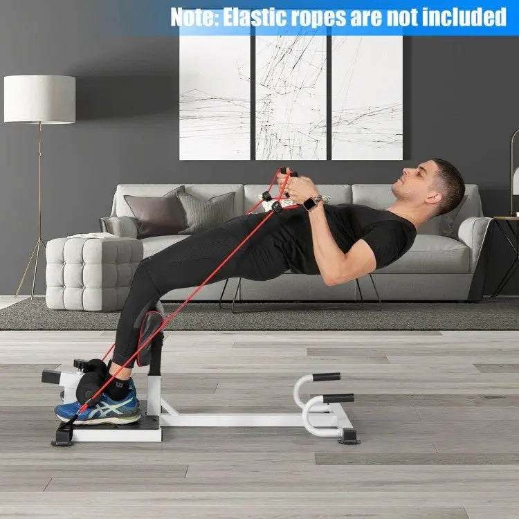 All-in-One Home Gym Squat Rack with Non-Slip Base and Safety Features