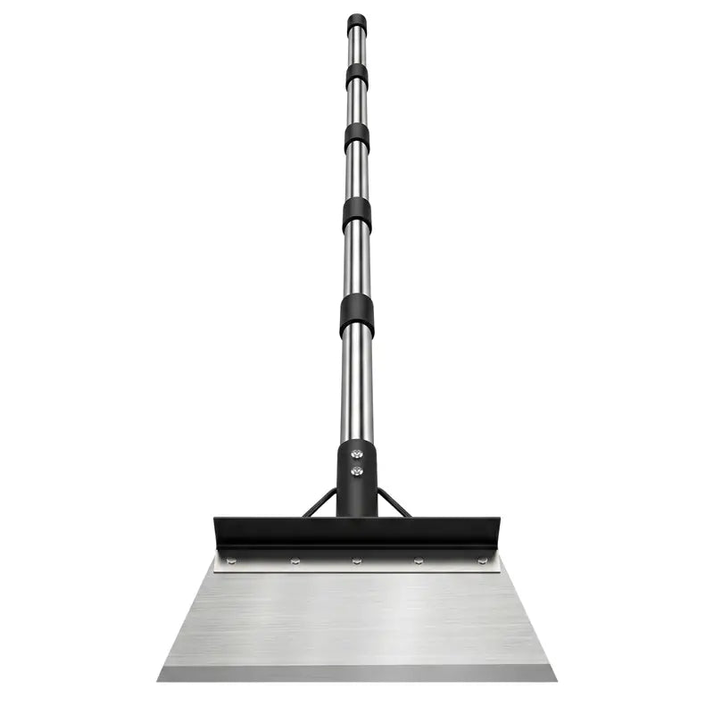 Multi-Use Shovel Scraper  Steel-Blade Garden Tool with Adjustable Handle