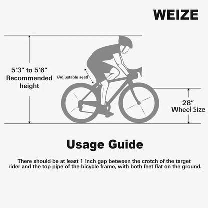 WEIZE 700C Road Bike  Shimano 14-Speed Commuter Bicycle with Drop Handlebars for Urban Riding