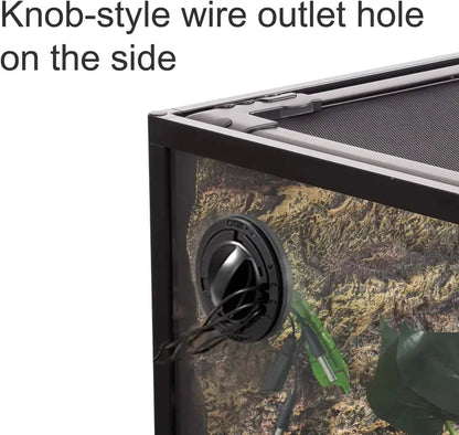 REPTI ZOO 67-Gallon Sliding-Glass Reptile Terrarium  48¡å x 18¡å x 18¡å