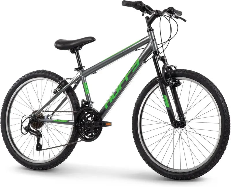 Huffy Stone Hybrid Mountain Bike  Unisex Frame, Durable Build for Trail and Commute Use