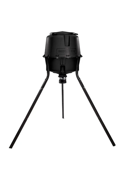 Moultrie 30-Gallon Deer Feeder Tripod with Quick-Lock, Digital Timer & Metal Spinner Plate