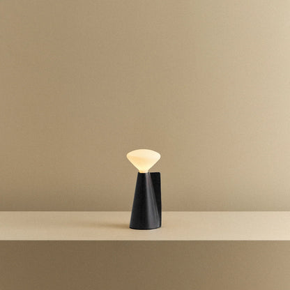 Mantle Portable Lamp in Granite Black