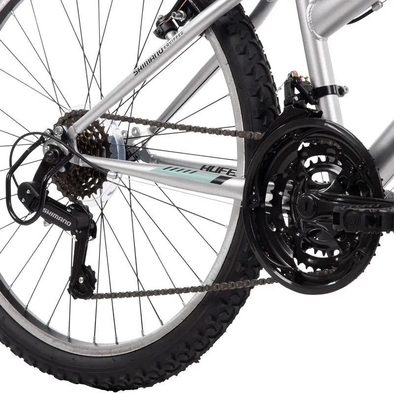 Huffy Stone Mountain Hardtail Mountain Bike  20″/24″/26″ Sizes, Shimano Shifting, Suspension Options & Youth-to-Adult Fit