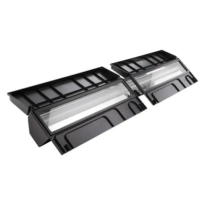Aqueon Deluxe Full Fluorescent Hood  Black  48 x 12 AAG100121248