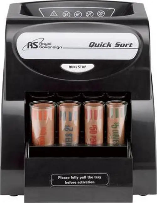 Royal Sovereign QS-1AC Electric Coin Sorter with Antijam, 156 Coins/Min Capacity