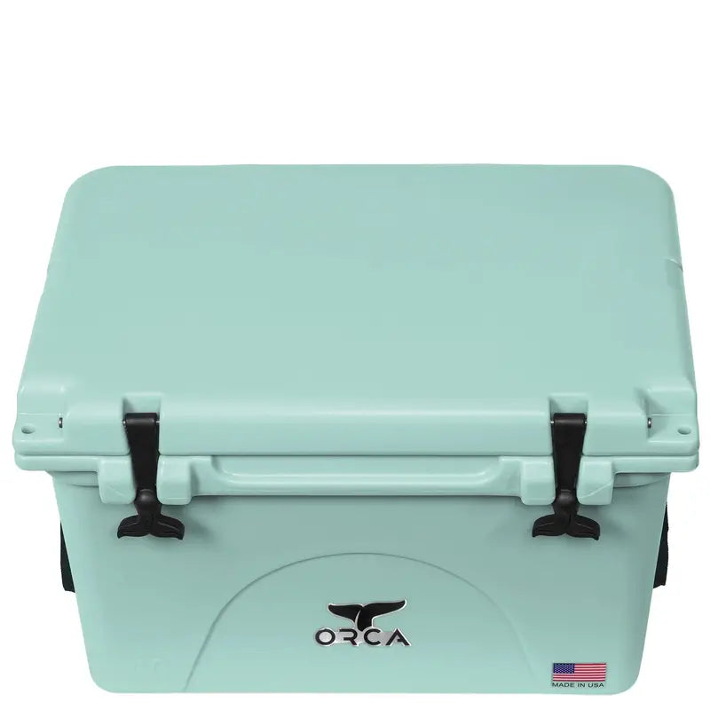ORCA 40-Quart Hard-Sided Cooler  Rugged Insulated Ice Chest with 7-Day Ice Retention, Seafoam Green (2026)