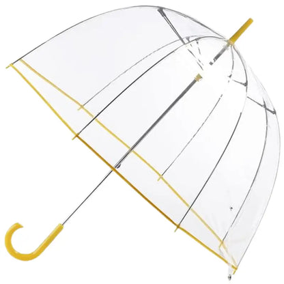 Clear Dome Bubble Umbrella for Adults  Weather-Resistant Outdoor Rain Protection