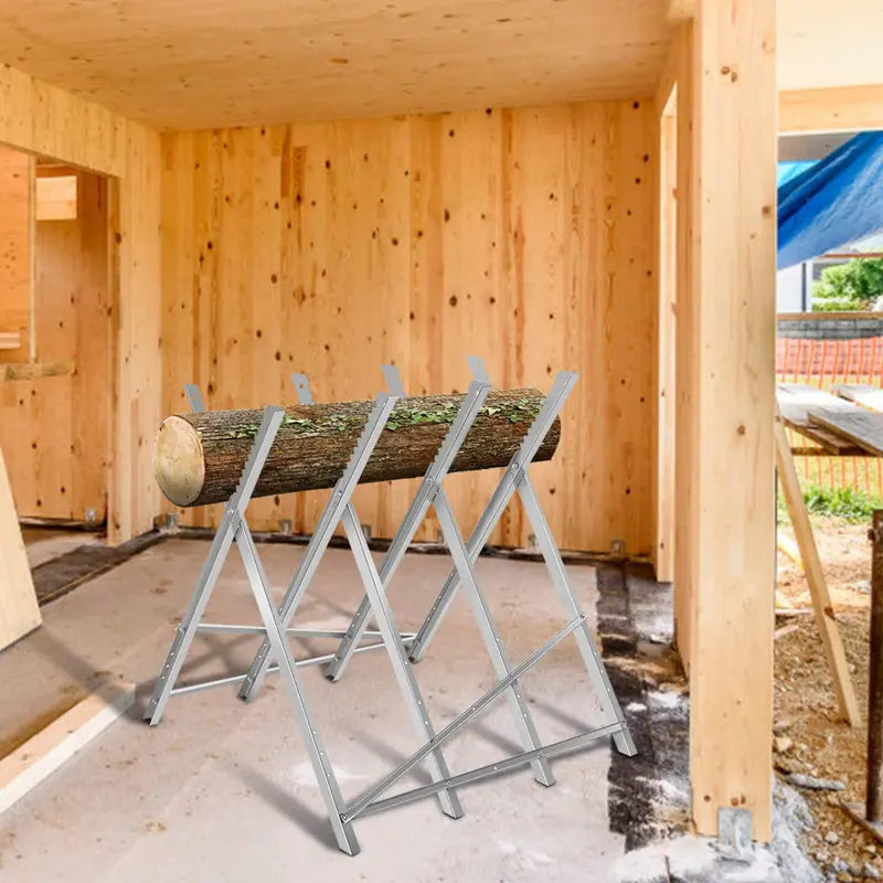 Portable Folding Sawhorse  Lightweight, Sturdy Support Stand for DIY Projects & On-Site Work