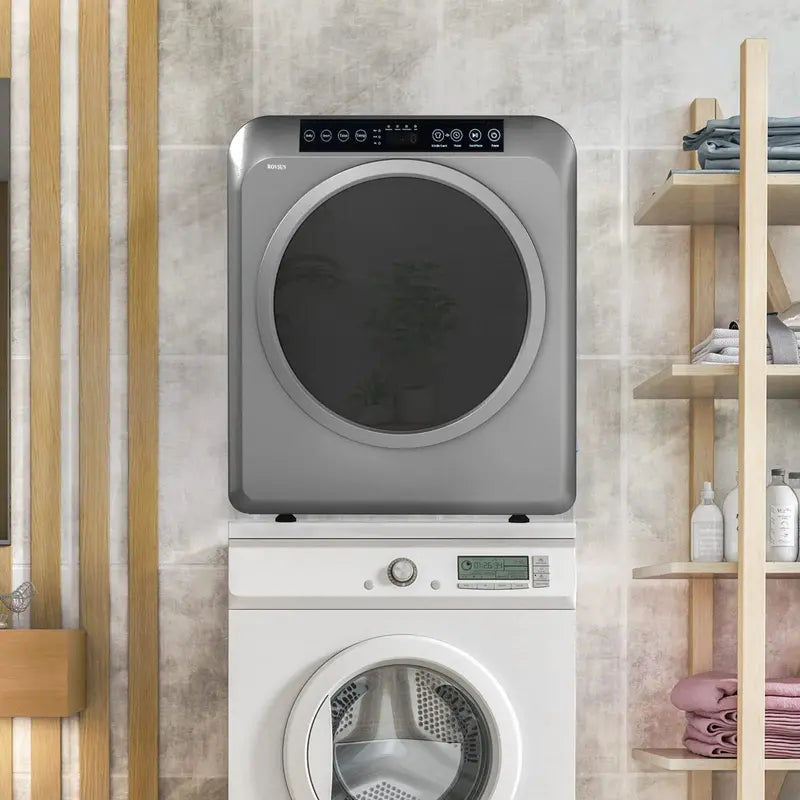ROVSUN Compact Portable Clothes Dryer  13.2 lb Capacity, 3.5 Cu.Ft Drum, Lightweight Design