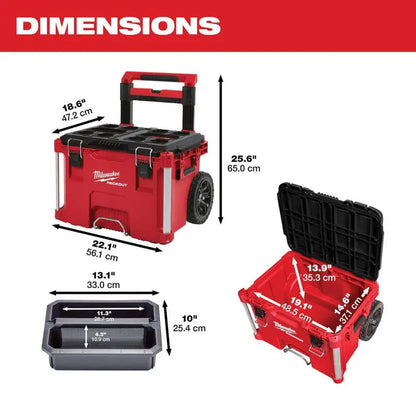 Milwaukee PACKOUT 22 in. Rolling Tool Box 48-22-8426