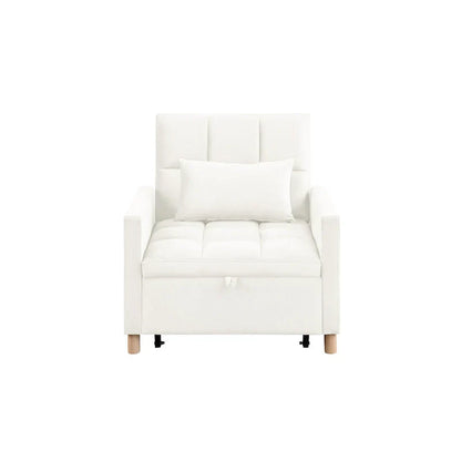 Versatile Sleeper Chair with Removable Pillow