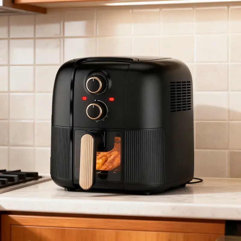 10L Dual-Zone Mechanical Air Fryer  Independent Temperature Control