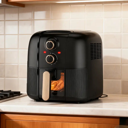 10L Dual-Zone Mechanical Air Fryer  Independent Temperature Control