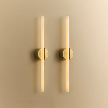 Kilter Wall Light in Solid Brass - Set of 2