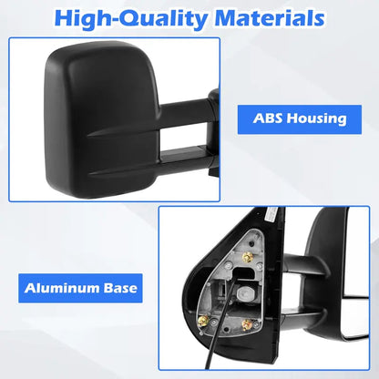 Heated Trailer Mirrors for 20032006 Chevrolet Silverado & GMC Sierra Trucks