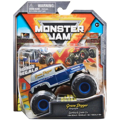 Monster Jam 1:64 Grave Digger Monster Truck, Retro Rebels Series
