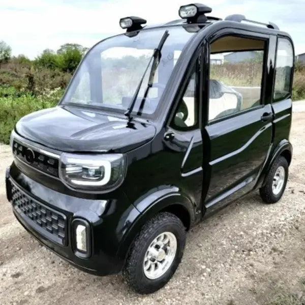 2022 [Brand] Electric 4-Seat Golf Cart  Low-Speed Vehicle with Climate Control (AC + Heater), Street-Legal Options Available
