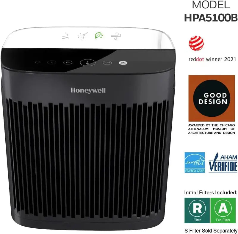 HEPA Air Purifier for MediumLarge Rooms  True Filtration for Allergens, Dust & Smoke