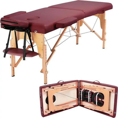 Yaheetech Portable Massage Table  Foldable Spa Bed for Lash Techs and Therapists