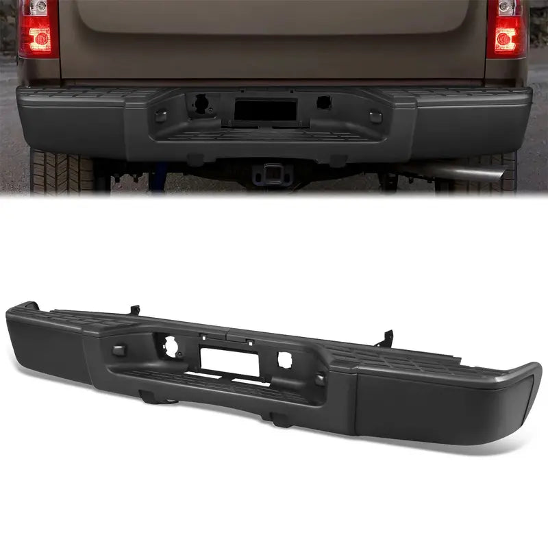 Chevy/GMC Silverado & Sierra 1500 Rear Step Bumper  No Parking Sensors (20072013)