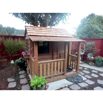 Little Squirt Cedar Backyard Playhouse by Outdoor Living Today  6-Foot Wooden Play Structure
