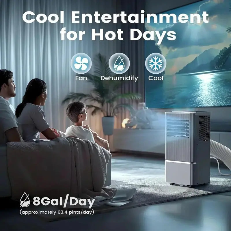 Air Choice 10,000 BTU Portable Air Conditioner for Rooms Up to 450 Sq Ft