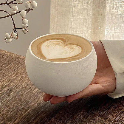 Artisanal Vintage-Style Ceramic Coffee Cup — Hand-Glazed Rustic Mug for Gifting