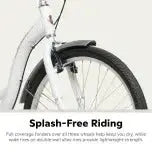 Schwinn Meridian Adult Trike  Beach Cruiser Style, 26″ Wheels, Low-Step Frame, Wide Comfort Saddle & Folding Basket